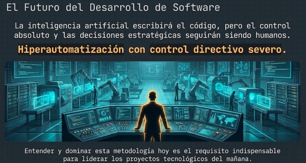 El Futuro del Desarrollo de Software - Hiperautomatización con control directivo severo
